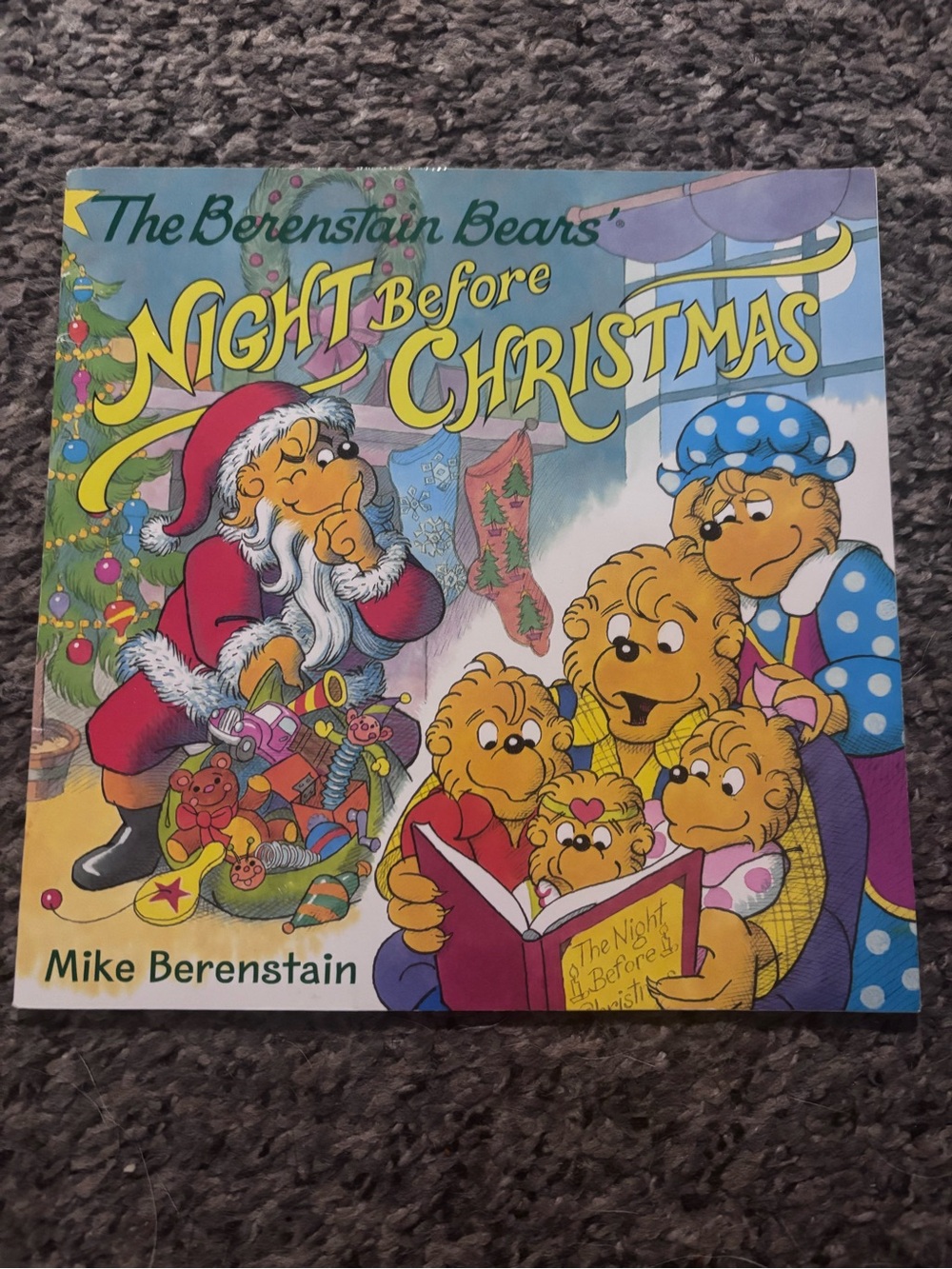 The Berenstain Bears Night Before Christmas Book - Colorful Holiday Cover